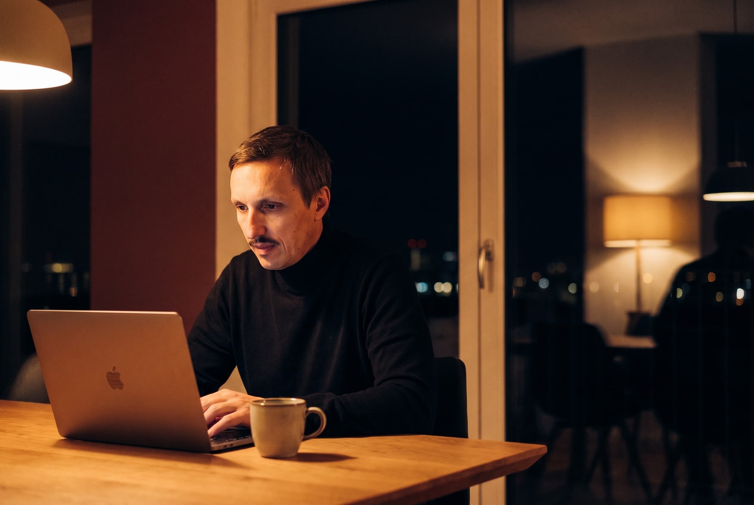 Christian am MacBook
